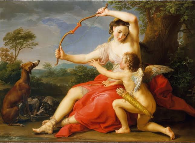 Diana and Cupid (1761) — Pompeo Batoni